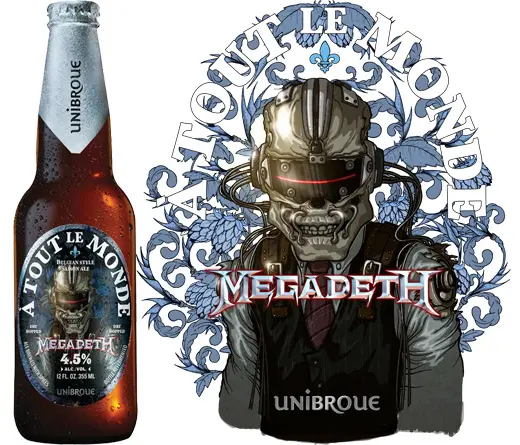 A pocos das de sus conciertos en Argentina, Megadeth anuncia el lanzamiento de su propia cerveza.